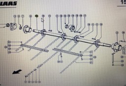 CLAAS 00 0630 379 0/Claas Lexion wałek przenośnika pochyłego/Claas Lexion 580/670-640/460-440