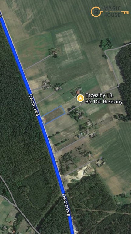 Działka rolna nr 35/4, Brzeziny gm. Osie, Świecki - Widok 4