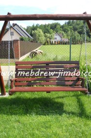 huśtawka ogrodowa drewniana stolarz meble ogrodowe-2