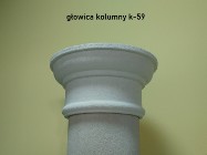 głowica kolumny styropianowa pokrywana k-59  średnice 21, 26, 31 cm