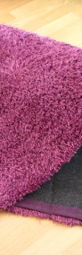 Czysty, puszysty dywan shaggy, fioletowy 70 x 130 cm -3