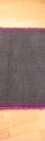 Czysty, puszysty dywan shaggy, fioletowy 70 x 130 cm -4