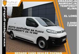 Citroen Jumpy Gwarancja, XL LONG, 2020 X, Nawigacja, klima, tempomat