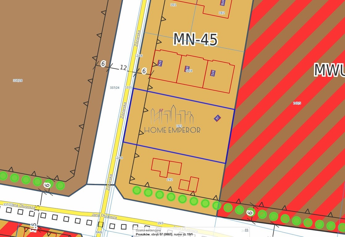 Działka na sprzedaż, 1058 m², Pruszków, pruszkowski