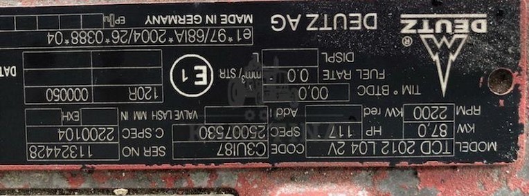 Deutz TCD2012L042V - Wał Korbowy 04502706-1