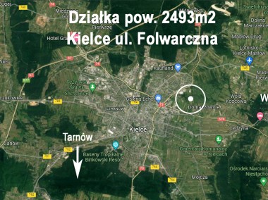 Działka z potencjałem inwestycyjnym Kielce ul. Folwarczna-1