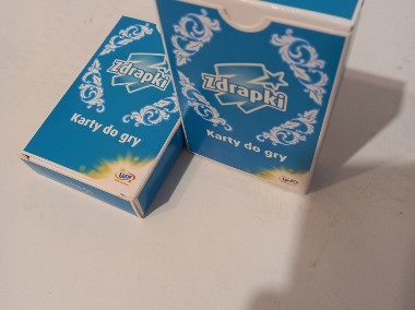 Karty do gry z logo "ZDRAPKI", 2 talie-2