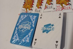 Karty do gry z logo "ZDRAPKI", 2 talie