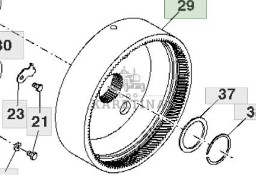 John Deere 7830 Koło Koronkowe Skrzyni Biegów R159989
