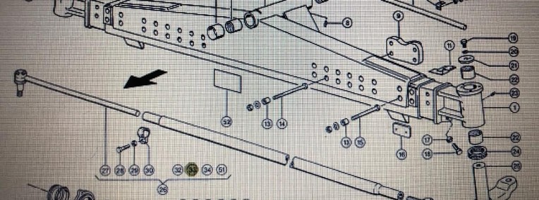 Przegub Claas Mega 370-340 Nr katalogowy 000 694 264 0 Nr 33 na rys katalogowym-1