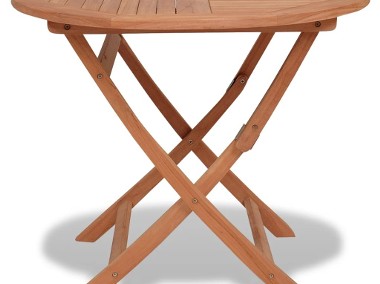 vidaXL Składany stół ogrodowy, 85x76 cm, lite drewno tekowe 44689-1