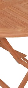 vidaXL Składany stół ogrodowy, 85x76 cm, lite drewno tekowe 44689-4