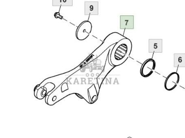 John Deere 6195R Plecak Podnośnik Podpora Ramiona Prawa Lewa L164895 L164896-2