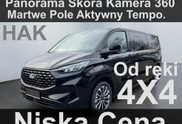 Ford T Tourneo Custom Titanium X 4x4 170KM Kamera 360 Panorama Skóra Hak Od