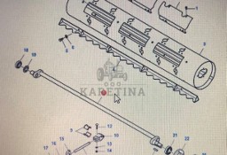 FENDT LA32284250/Fendt wał przenośnika pochyłego/wał bęben kolektora/Fendt 6335C