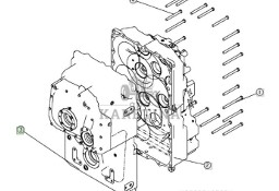 John Deere 9620 DF500 - skrzynia biegów - obudowa YZ501873