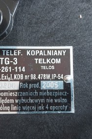 aparat telefoniczny kopalniany  ATG-3 Telkom Telos     -2