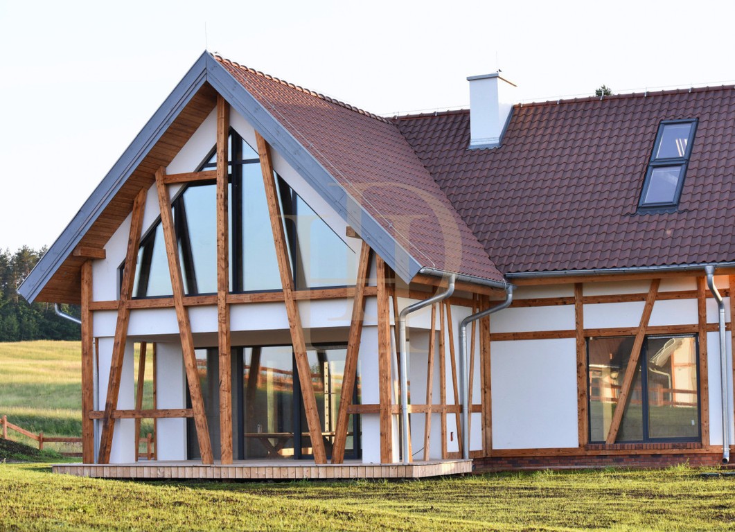 Wyjątkowy dom projekt T.Lella | działka ok 2400 m2