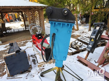 Młot hydrauliczny Krupp do koparki / Mocowanie sworzeń fi 45 mm-1