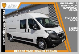 Peugeot Boxer Gwarancja, L3H2, BRYGADÓWKA, 7 miejsc DOKA, nawigacja, klima