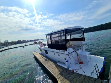 Wynajem łodzi motorowej bez patentu Hauseboat Mikołajki na Mazurach -1