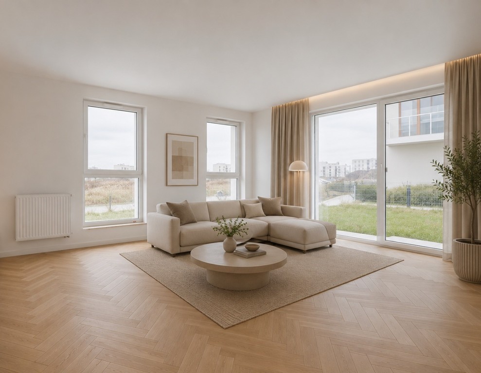 Mieszkanie 2 pokoje 47 m² + prywatny ogród 143 m²