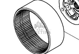 Massey Ferguson 5410 Koło Koronowe Skrzyni Biegów 93 zęby CZĘŚCI 4304091M1