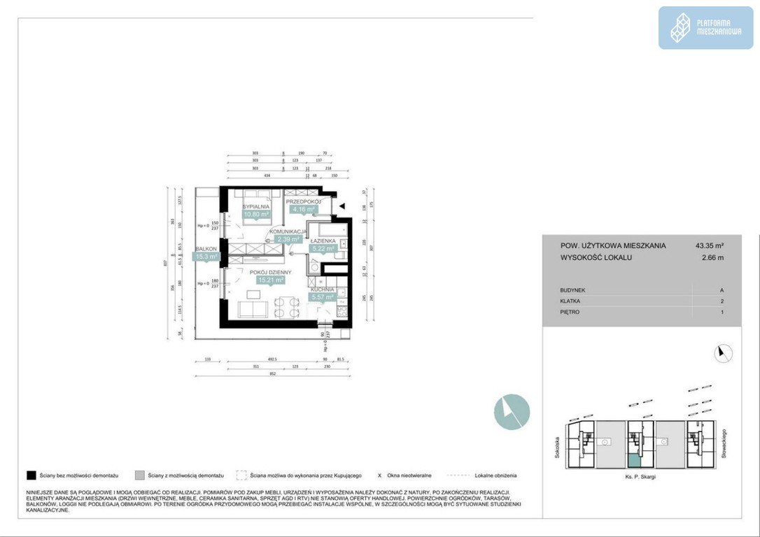 samo centrum świetne dla inwestorów15 m² balkonu - Widok 6