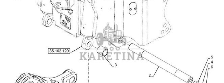 New Holland T6090 T6070 Rama 87644501-1