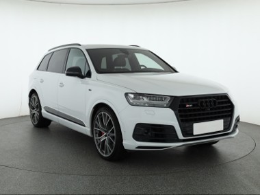 Audi SQ7 , Serwis ASO, 435 KM, Automat, Skóra, Navi, Klimatronic,-1