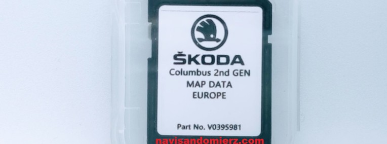 Aktualizacja map Skoda Columbus 2nd Gen-1