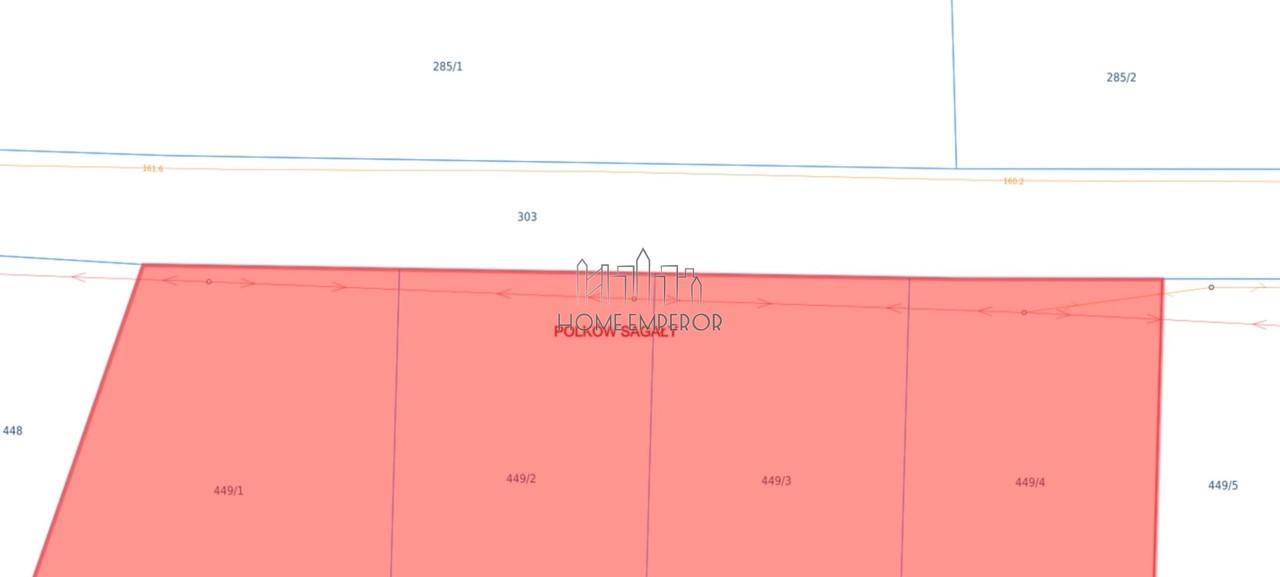 Działka na sprzedaż, 1300 m², Grębków Polków-Sagały - Widok 3