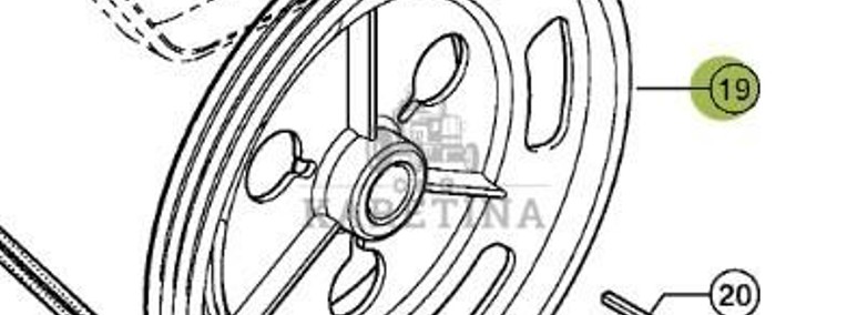 Claas Lexion 570 Koło Pasowe Bębna Młócącego 0006448810 00 0644 881 0-1