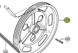 Claas Lexion 570 Koło Pasowe Bębna Młócącego 0006448810 00 0644 881 0