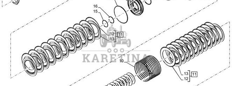 New Holland T6070 Obudowa sprzęgła 47664433-1