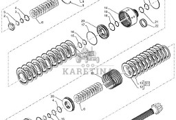 New Holland T6070 Obudowa sprzęgła 47664433