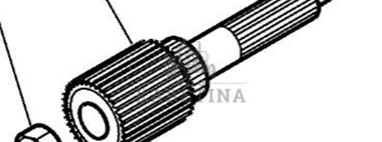 Massey Ferguson 7718S 7718 S 1804A DYNA 6 Koło Obiegowe Wałek Zębaty Tylnej Osi CZĘŚCI 3582361M5-1