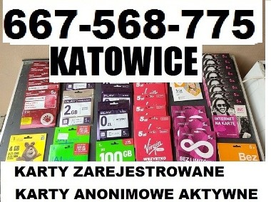 ANONIMOWE ZAREJESTROWANE KARTY SIM KARTA STARTERY AKTYWNE DETAL GSM-1