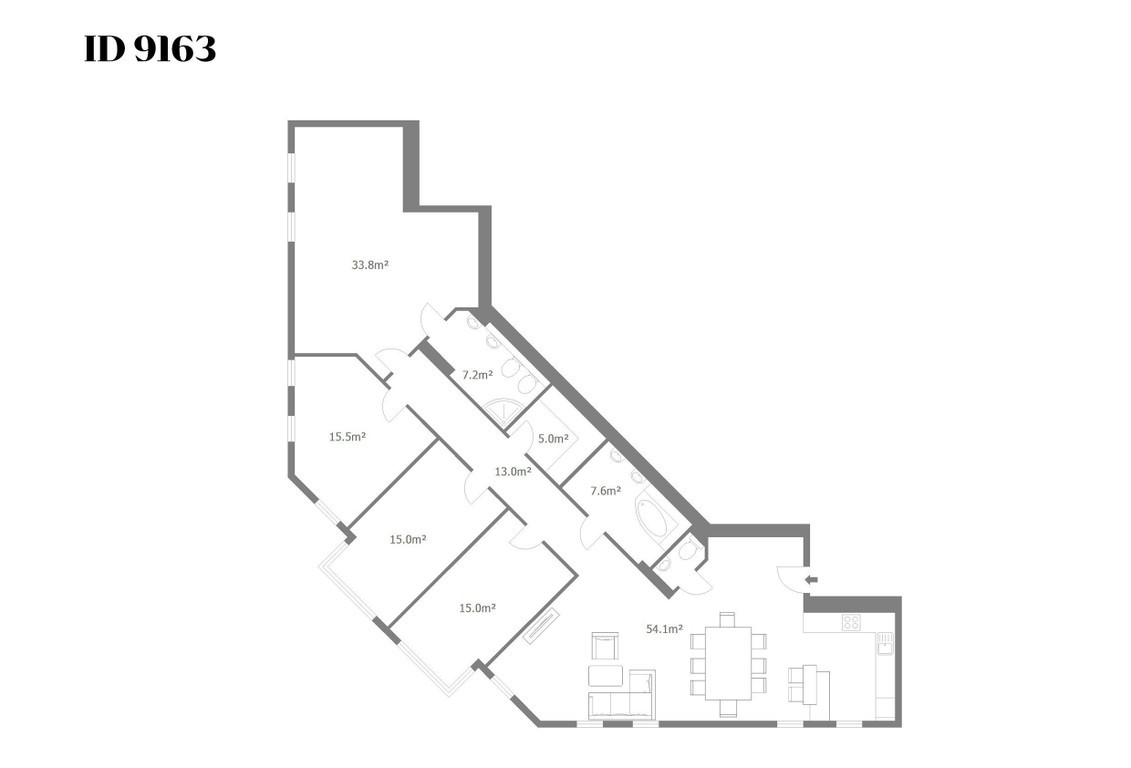 Apartament w prestiżowej części Krakowa - Widok 2
