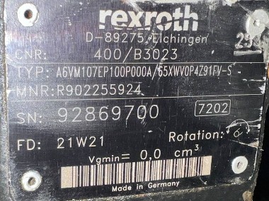 Rexroth A6VM107EP100P000A/65XWV0P4Z91FV-S ( R902255924 ) silnik hydrauliczny-2