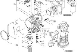 New Holland T6090 T6070 Regen pompa hydraul 63 cc 84353100R