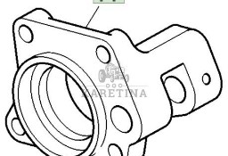 John Deere 6115R Obudowa Korpus Łożyska L172605 L215006