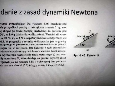 "Zasady Dynamiki Newtona 2" - Zestaw 6 rozwiązań.-1