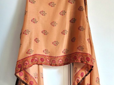 Nowy duży szal orientalny oversize chusta w kwiaty boho hippie bohemian-1