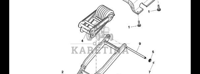 RE211188 John Deere 8345R - Zespół spręźyny-1