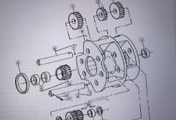 John Deere R71578/wałek zębaty/John Deere 4555/4755/4955