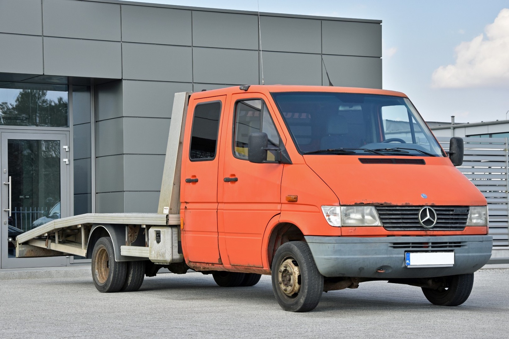 Sprinter 412d Mercedes-Benz Sprinter Sprinter Laweta 412D! Bliźniak! - motogratka.pl