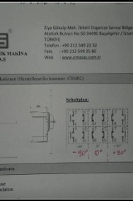 Krańcowy wyłącznik krzyżowy EMAS typ CSM-02, 20A obrotowy 180 stopni-2