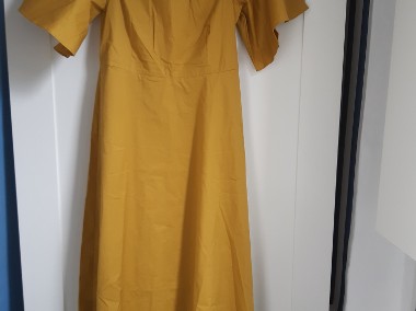 Nowa sukienka midi Zara z papierową metką-1