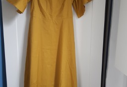 Nowa sukienka midi Zara z papierową metką
